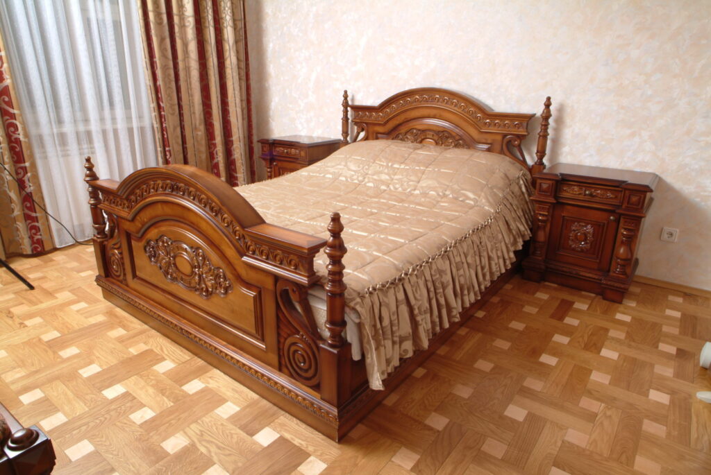 03 «Principe» — спальня из дуба в стиле «ампир» Миниатюра